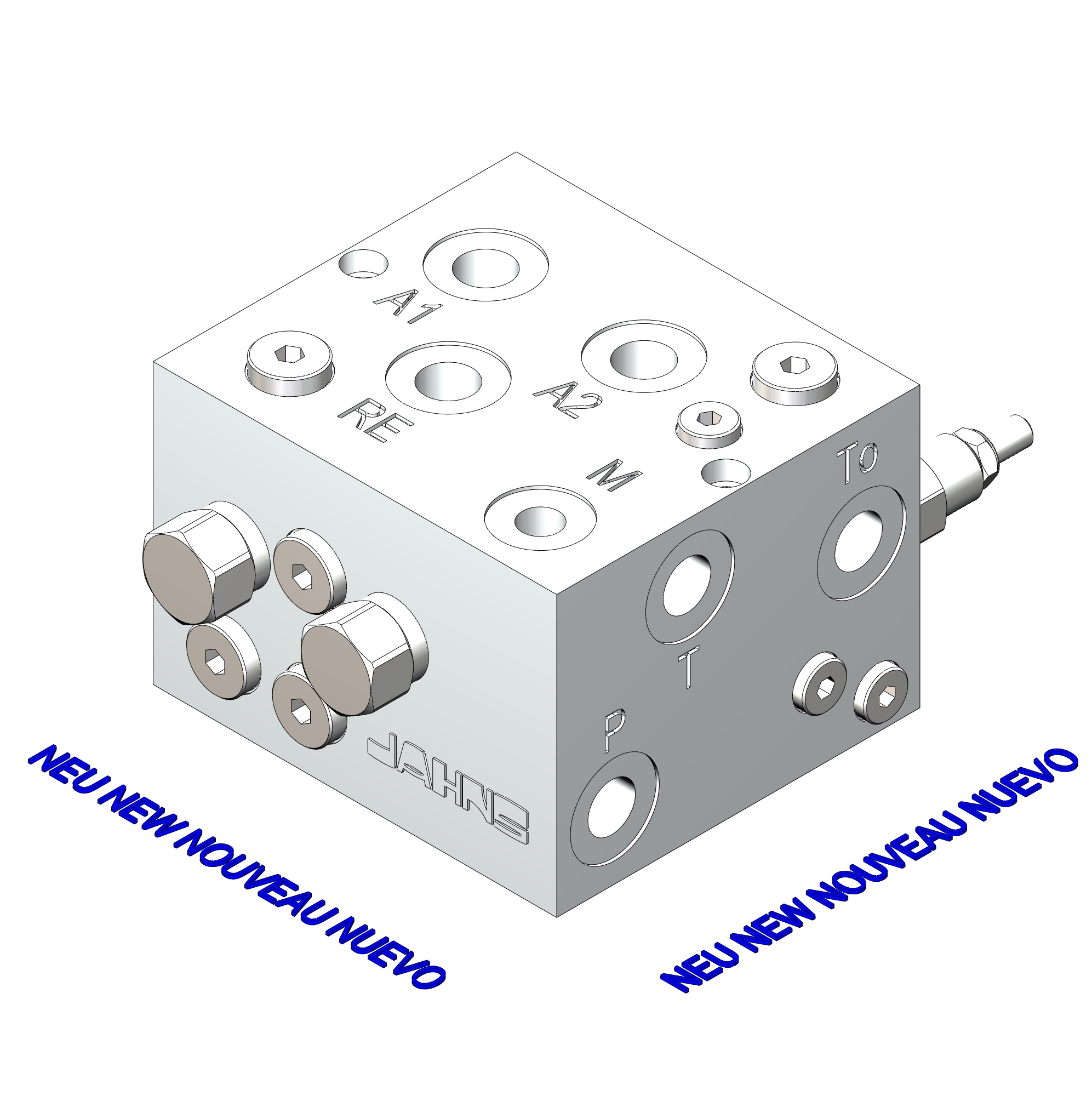 Gleichlaufsteuerblock MSZ-2-12-IS mit interner Steuerleitung